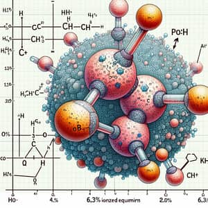 0.1M Acetic Acid Solution: 6.3% Ionized - [H+], pOH, Ka Concepts