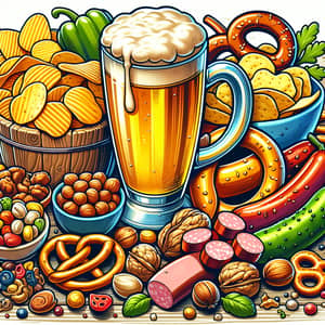 Beer Snacks: Nuts, Chips, Pretzels & Sausages Pairings