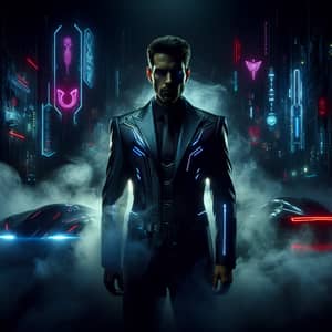 Sci-Fi Noir Setting with Salaar: Futuristic and Enigmatic