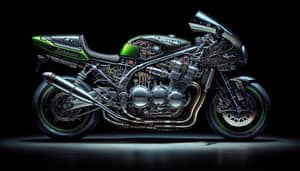 Kawasaki Z1 Motorcycle - Detailed Engineering Excellence