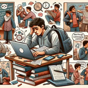 Teenage Student Struggles: Academic Pressure & Emotional Challenges