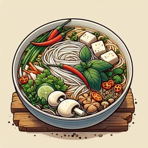 Delicious Vietnamese Noodles at 100,000 VND | Fresh Ingredients