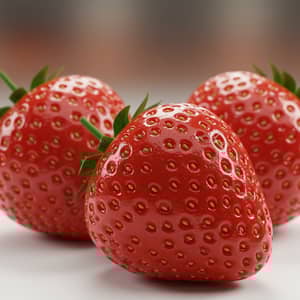 Shiny Strawberries: A Delicious Sight