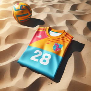 Vibrant Beach Handball Jersey for Outdoor Sports