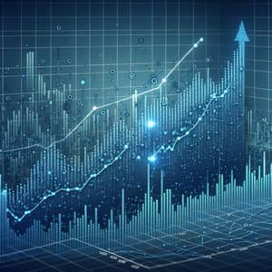 Communication Sector Stock Price Prediction Graph - Growth Trend in Blue Shades