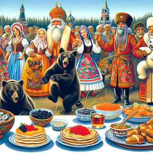 Russian Tradition: Bear Dances, Caviar Pancakes & More