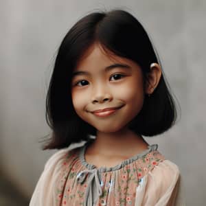 Young Vietnamese-Australian Girl with Mild Cerebral Palsy