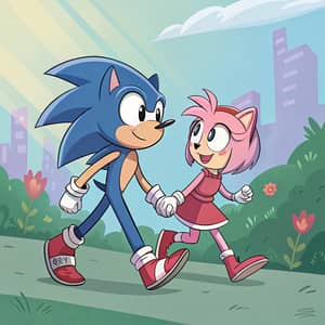 Sonic the Hedgehog and Sally Acorn Together