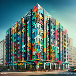 Atrio Building in Bogotá: A Colorful Facade