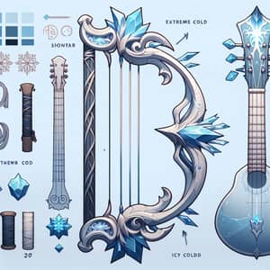 Unique Guitar-Inspired Cold Element Bow Design