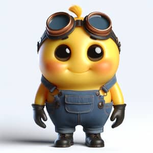 Cheerful Minion - Bright Yellow Imaginary Character