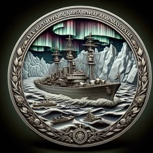 Iranian Naval Warship Arctic Mission Medal