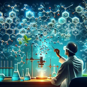 Chemical Reaction Process Visualized in Laboratory Setting