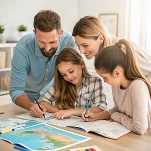 Family Planning the Perfect Vacation Together