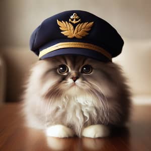 Adorable Captain Cat: A Naval Delight