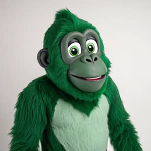 Green Gorilla Mascot: Fun & Engaging Character