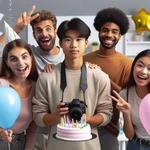 18-Year-Old Boy's Birthday Bash with Friends