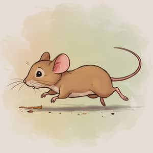 4-Legged Mouse Running in 2D Animation