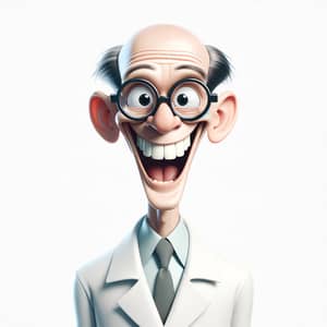 Eccentric Scientist Cartoon | Animated Comedy-Drama Character