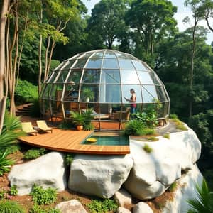 Stunning 13m Geodesic Dome Home in the Jungle