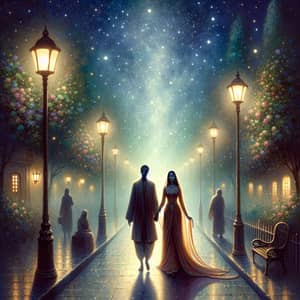 An Ethereal Night Stroll: Love Across Cultures