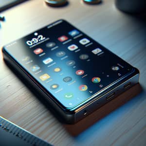 Modern Smartphone with Glowing Screen | Sleek Design