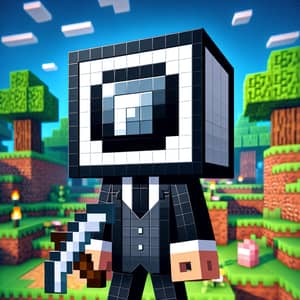 Blocky Video Game Avatar for YouTube Channel