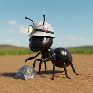 Create a Unique Black Ant Mascot