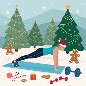 Christmas Fitness Flyer: Stay Healthy This Holiday