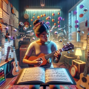 Music Learning with Ukulele to Boost Cognition