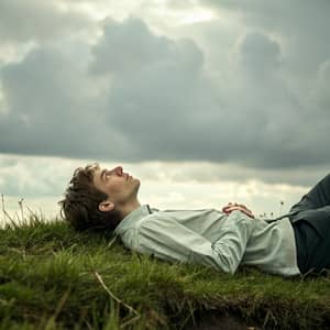 Reflective Moments: A Young Boy in Nature