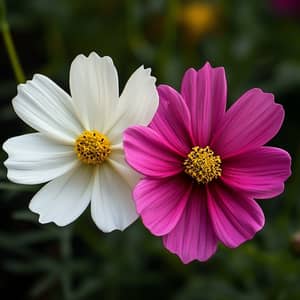 Stunning Cosmos Flowers Photo with Leica S3 Camera