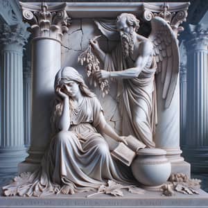 Grand Master Hiram Abiff Marble Monument - Symbolism and Detail