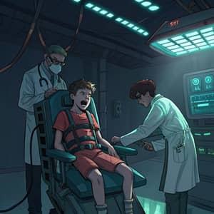 Teenage Hospital Trauma in Cyberpunk Reality