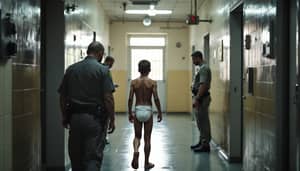 Teenager in Diaper Taken to Prison Cell