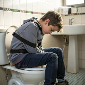 Strapped Toilet Experience for Troubled Teens