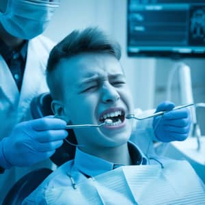Cyberpunk Dental Experience: Teen Tooth Extraction