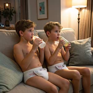 Boys in Diapers: A Unique Scenario