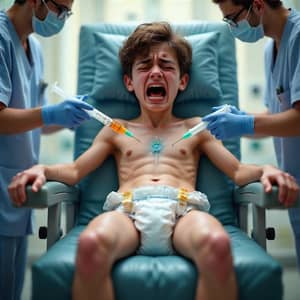 Teen Hospital Scenario with New Drug Injection