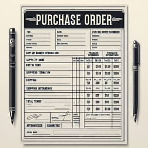 Professional Purchase Order Template