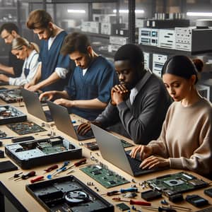 Professional Computer Technicians at Work | Tech Service Center