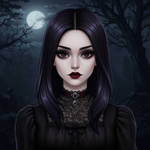 Gothic Girl Sprite Design