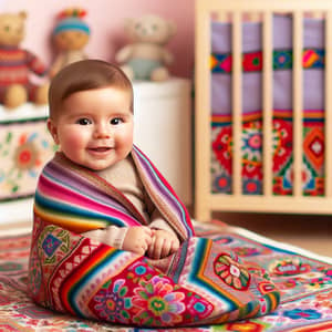 Genera un bebé peruano - Smiling Infant Portrait