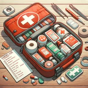 Essential Travel First Aid Kit - Vacation Medical Supplies