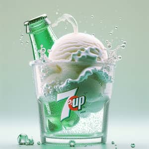 7-Up Ice Cream | Novelty Dessert Inspired by Fizzy Beverage