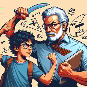 Carlos vs Math Teacher Action Movie: Epic Battle Scene!