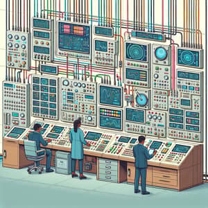 Comprehensive Instrumentation & Control System Illustration