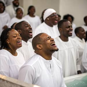 Joyful Baptism of Faith: A Celebration in White