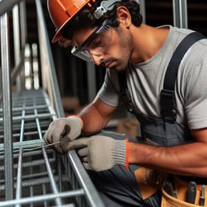 Steel Staircase Construction by Skilled Worker