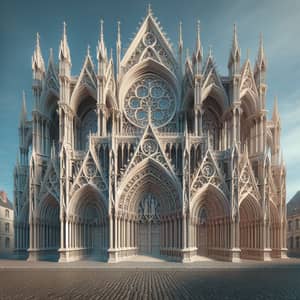 Gothic Architecture: Stunning Cathedral in Serene Setting